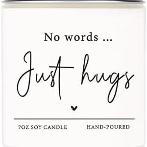 Shqiueos 7oz Lavender Sympathy Candle ? Comfort Gift