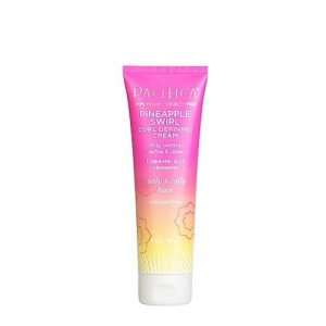 Pacifica Pineapple Swirl Curl Defining Cream, Vegan & Cruelty-Free, 4 Fl Oz