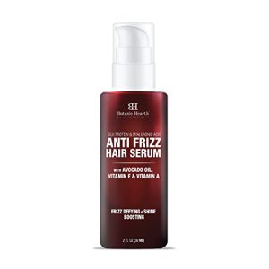 Botanic Hearth Anti-Frizz Hair Serum with Argan Oil & Vitamin E, 2 fl oz