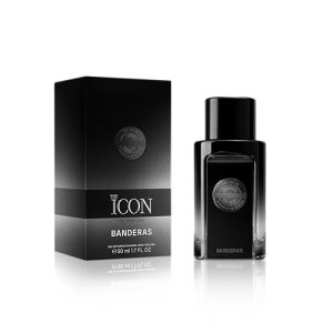Banderas Antonio The Icon Eau De Parfum for Men 1.7 Fl Oz Long Lasting Elegant Scent