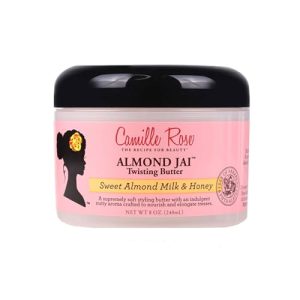 Camille Rose Almond Jai Twisting Butter with Aloe & Honey, 8 oz - All Hair Types