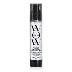 COLOR WOW Pop + Lock Serum: Glossy Finish, Frizz Control, Color Protection, Split End Seal