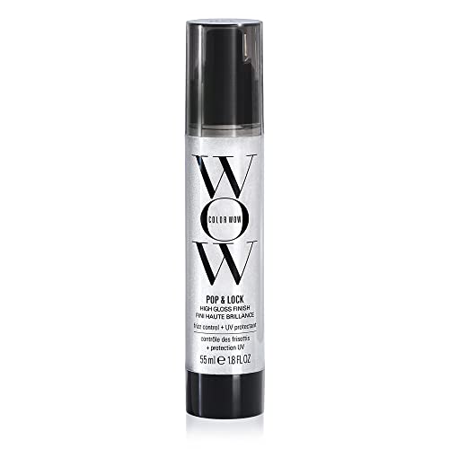 COLOR WOW Pop + Lock Serum: Glossy Finish, Frizz Control, Color Protection, Split End Seal