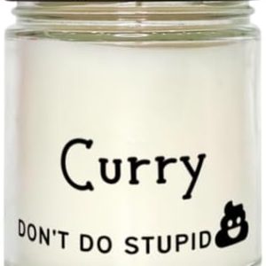 Custom Sarcasm Curry Candle Gift, Vanilla Scented, 9oz