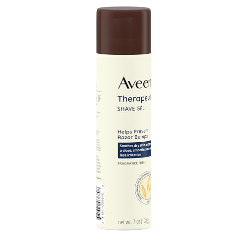 Aveeno Fragrance-Free Shave Gel with Oat & Vitamin E 7 oz Prevents Razor Bumps - Image 3