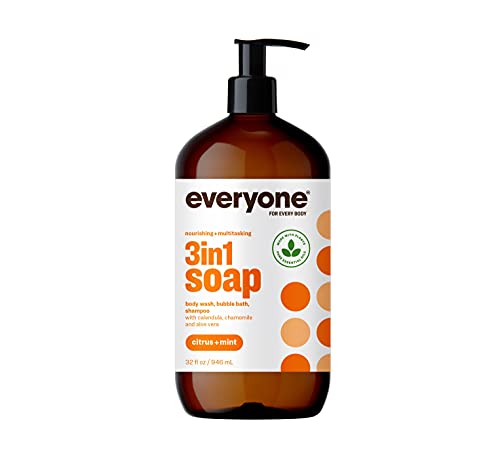 Everyone 3-in-1 Soap, Citrus Mint, 32oz with Organic Oils