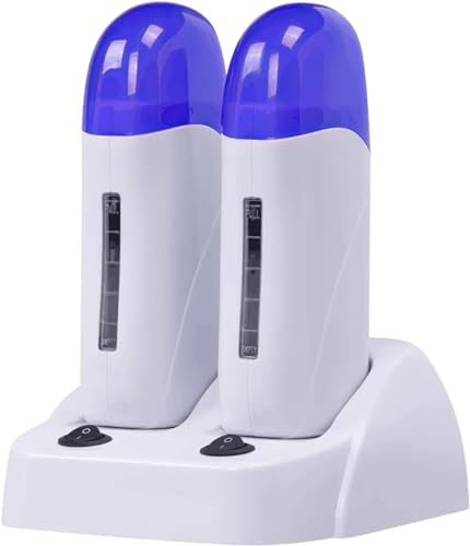 Subay 110V Roll-On Wax Warmer for Body Hair Removal, Double Cartridges