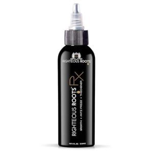 Righteous Roots Rx 4oz Curly Hair and Beard Oil for Growth and Anti-Frizz Control