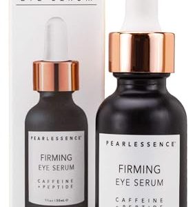 Pearlessence Caffeine + Peptide Eye Serum – Reduces Puffiness & Bags, 1oz