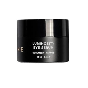 DIME Beauty Luminosity Eye Serum, Eye Cream for Dark Circles and Puffiness, Caffeine Eye Cream, Puffy Eyes Treatment, 0.5 oz / 15 mL