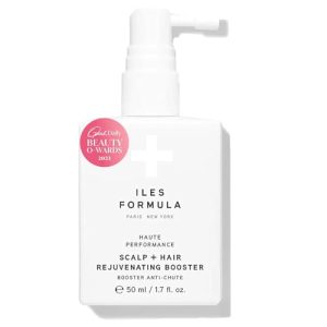 Iles Formula Scalp & Hair Booster - Reduces Hair Loss, Promotes Growth, 1.7 Fl Oz