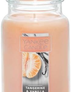 Yankee Candle Tangerine Vanilla 22oz Classic Jar Candle 110+ Hour Burn Time