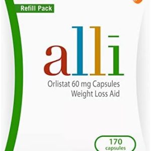 Alli Orlistat 60mg Diet Weight Loss Supplement, 170 Capsules