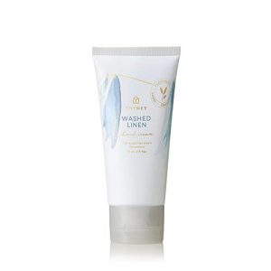 Thymes Washed Linen Shea Butter Sunflower Oil Hand Cream Travel Size 2.5 oz