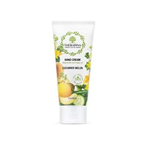 Vegan Aromatherapy Hand Cream for Dry Skin with Cucumber Melon Scent, 3 Oz