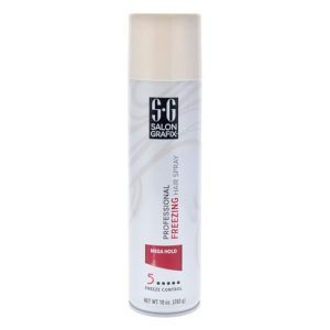 Salon Grafix Mega Hold Freezing Hair Spray - Quick-Drying Volumizing - 10 oz