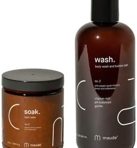 Maude No. 2 Bathtime Bundle: Bath Salts & Body Wash