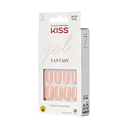 KISS Midnight Snacks Press On Nails, Black, Short, 28 Pieces - Image 8