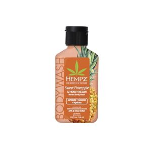 Hempz Mini Body Wash, Sweet Pineapple & Honey Melon, 2.25 oz