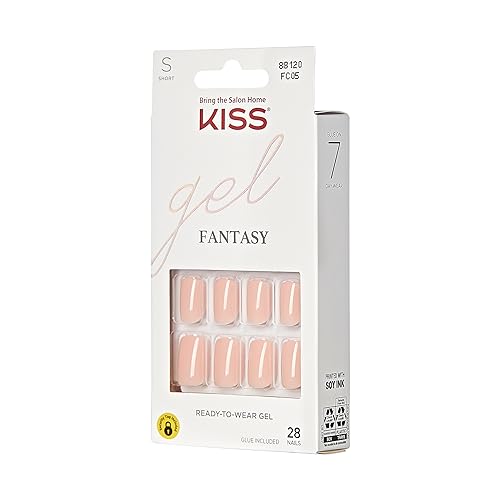 KISS Midnight Snacks Press On Nails, Black, Short, 28 Pieces - Image 2