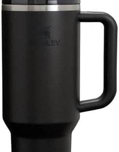 Stanley Quencher H2.0 40oz Tumbler with Lid and Straw Black New