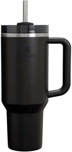 Stanley Quencher H2.0 40oz Tumbler with Lid and Straw Black New
