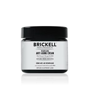 Brickell Men's Anti-Aging Face Cream, Natural Vitamin C Moisturizer, 2oz, Unscented