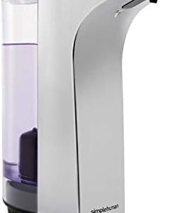 Simplehuman 8 oz Brushed Nickel Automatic Soap Dispenser with Starter Sample