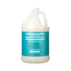 Ginger Lily Farms 100% Pure Moroccan Argan Oil Vegan Body Wash 1 Gallon Refill