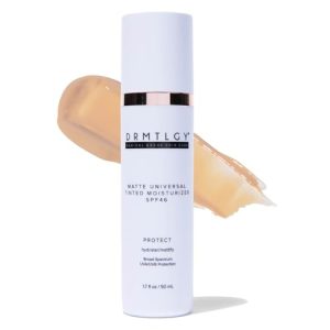 DRMTLGY Matte Tinted Moisturizer SPF 46 Universal Tint 1.7 oz Anti-Aging Sunscreen