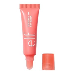 E.l.f. Strawberry Squeeze Me Lip Balm, Moisturizing, Vegan, Hyaluronic Acid Infused