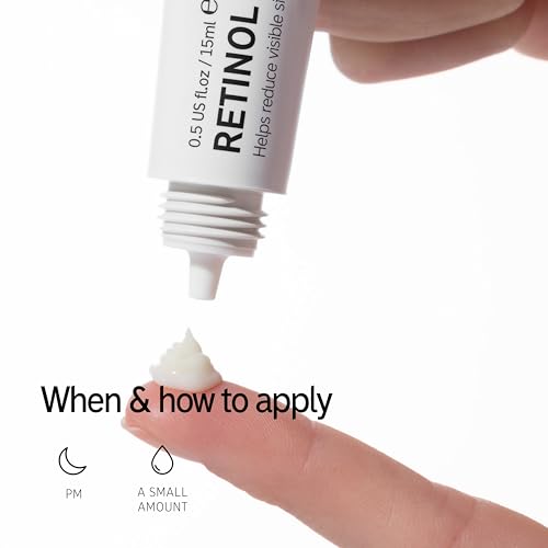 Retinol Eye Cream for Wrinkles and Collagen, 0.5 oz - Image 4