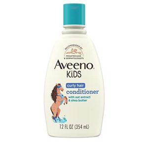 Aveeno Kids Hydrating Curly Hair Conditioner with Oat & Shea Butter, 12 fl oz