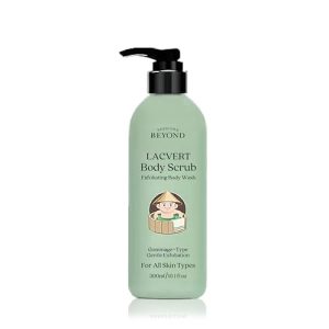 BEYOND Lacvert Green Tea Body Scrub Gel (10.1 fl oz) - Gentle Exfoliation for All Skin Types