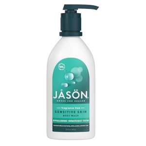 JASON Fragrance-Free Body Wash for Sensitive Skin, 30 oz, Gentle Clean