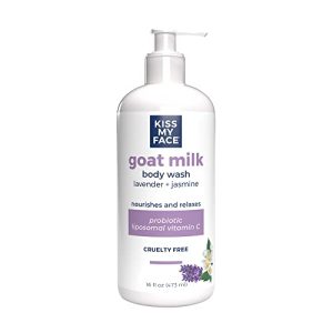 Kiss My Face Lavender & Jasmine Goat Milk Body Wash 16oz