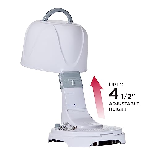 RED By KISS 1875W Professional Adjustable Hood Dryer 4 Heat Settings Black - Image 4