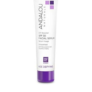 Andalou Naturals SPF 30 Unscented Anti-Aging Facial Serum