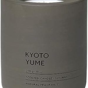 Blomus FRAGA Large Olive Candle with Kyoto Yume Scent, 12 oz