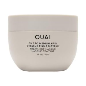 OUAI Hair Treatment Masque for Fine to Medium Hair - Repair, Hydrate, Shine (8 Fl Oz)