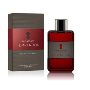Antonio Banderas Secret Temptation Eau de Toilette for Men 3.4 Fl Oz Spray