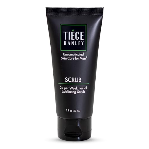Tiege Hanley Men's Exfoliating Face Wash 2 Oz Gentle Pore Cleanser for Sensitive Skin