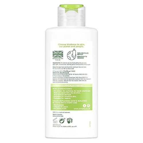 Simple Hydrating Light Moisturizer, 4.2 fl oz - Lightweight & Refreshing - Image 2