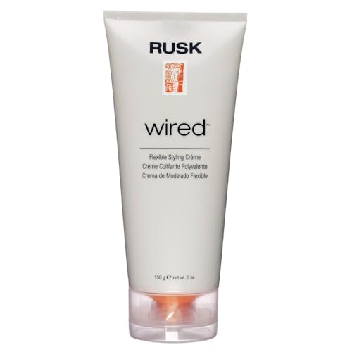 RUSK Wired Flexible Styling Creme, 6 Oz - Lifts, Shines, Soft Body & Support