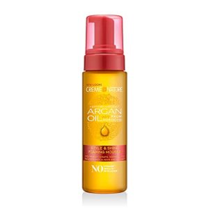Creme of Nature Argan Oil Mousse, Defines Curls, Prevents Frizz, 7 Fl Oz