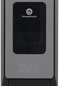 Pacific Blue Ultra Wall-Mounted Manual Dispenser for Foaming Soap/Sanitizer, Brushed Stainless