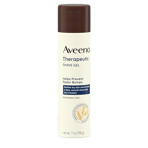 Aveeno Fragrance-Free Shave Gel with Oat & Vitamin E 7 oz Prevents Razor Bumps - Image 6