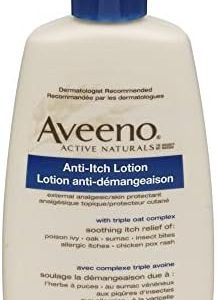 Aveeno Anti-Itch Lotion with Calamine & Oat for Fast Relief, 4 fl. oz