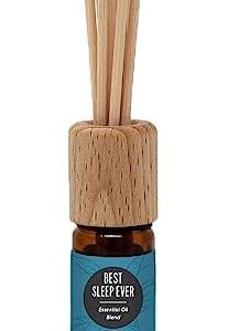 Edens Garden 8oz Glass Reed Diffuser for Essential Oils and Home Office Aromatherapy