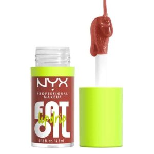 NYX Fat Oil Lip Drip, Moisturizing Vegan Tinted Gloss - Splash of Cream